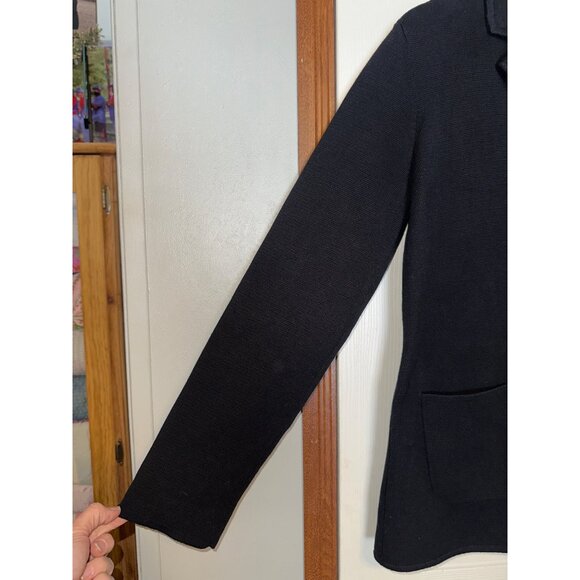 Lauren Ralph Lauren Black Blazer with Embroidered Crest - Picture 3 of 14